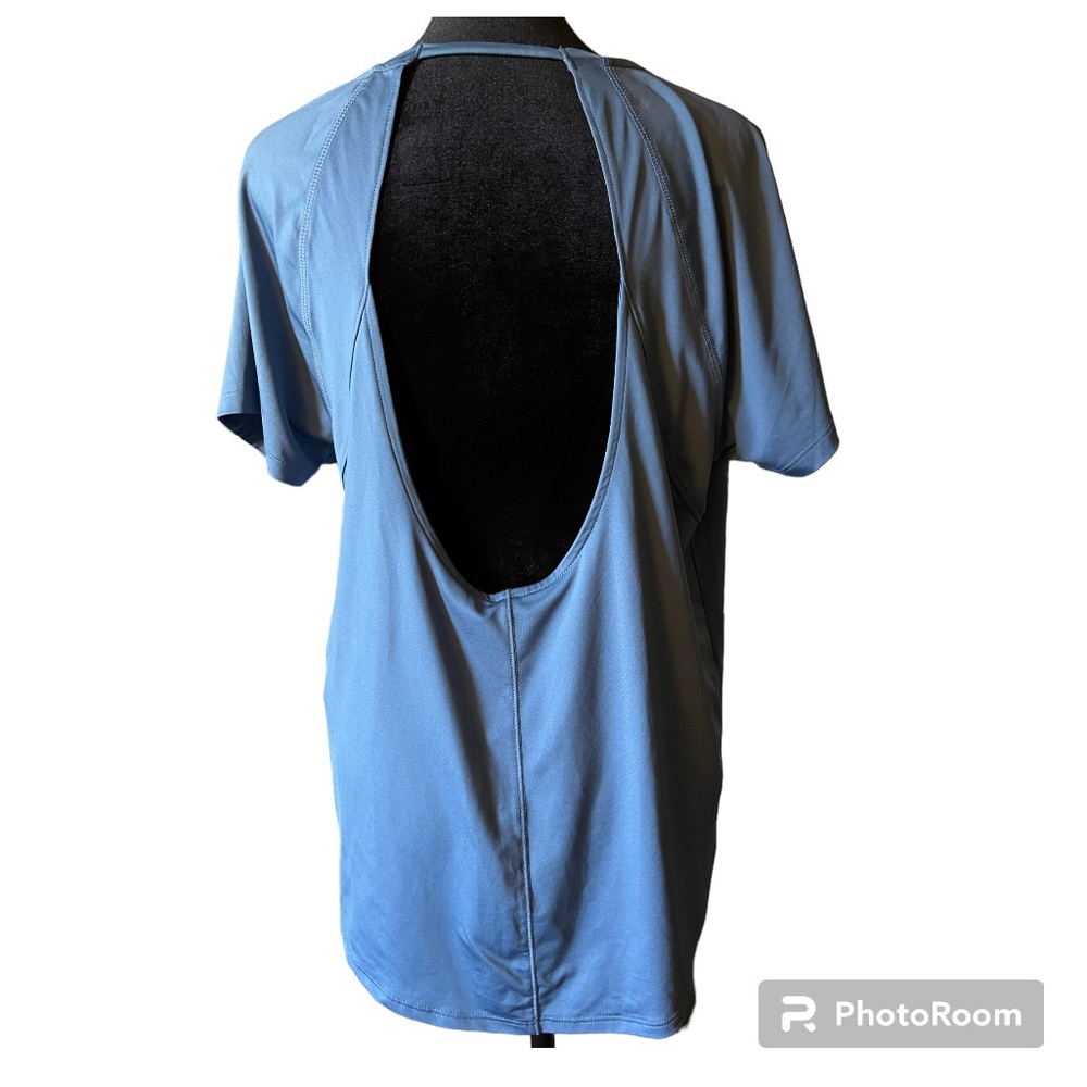 Under Armour Blue Open Back Top